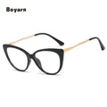 Boyarn  Metal Spring Hinge Men With Nearsighted Eye Frame Comfortable TR90 Glasses With Blue Light Filter Designer Stock Shades