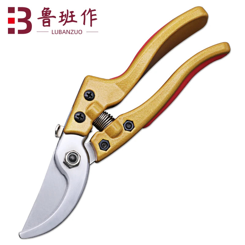 Stainless Steel Bonsai Bypass Floral Garden Fruit Tree Garden Scissors