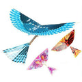Colorful Rubber Band Power DIY Air Plane Ornithopter Flying Birds Models Kites Children Kids Funny Toys