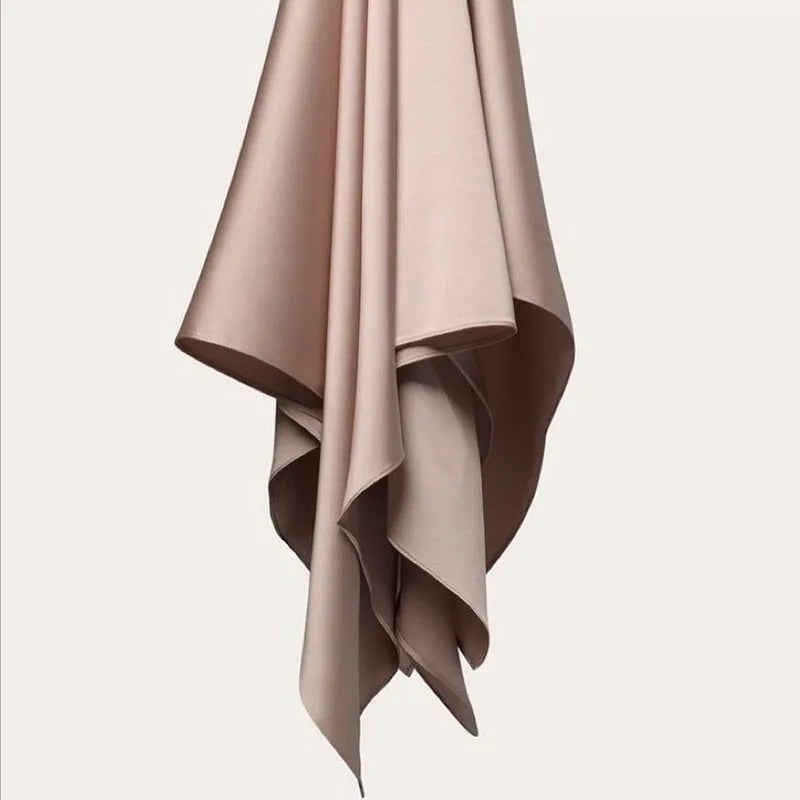 Premium 180*70 cm Plain Satin Silk Hijab Shawl Tudung Muslim Women High Quality Satin Crepe Hijab