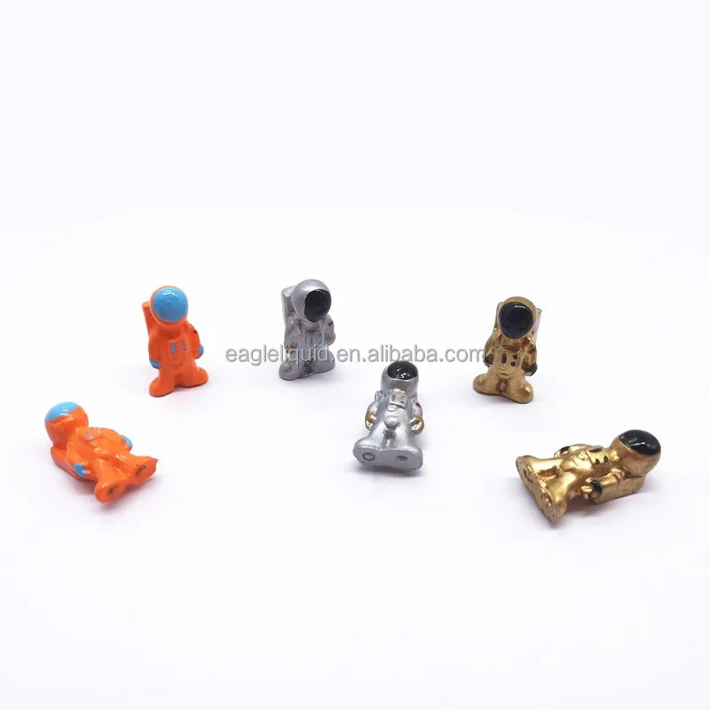 Funny Gifts for Children Mysterious Space Rocket and Astronaut Floaters Customized Resin Figures