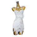 Professional Latin Dance Costume Performance Dress Rhinestone Tassels Woman Latin Dance Dress Adult Dance Costumes