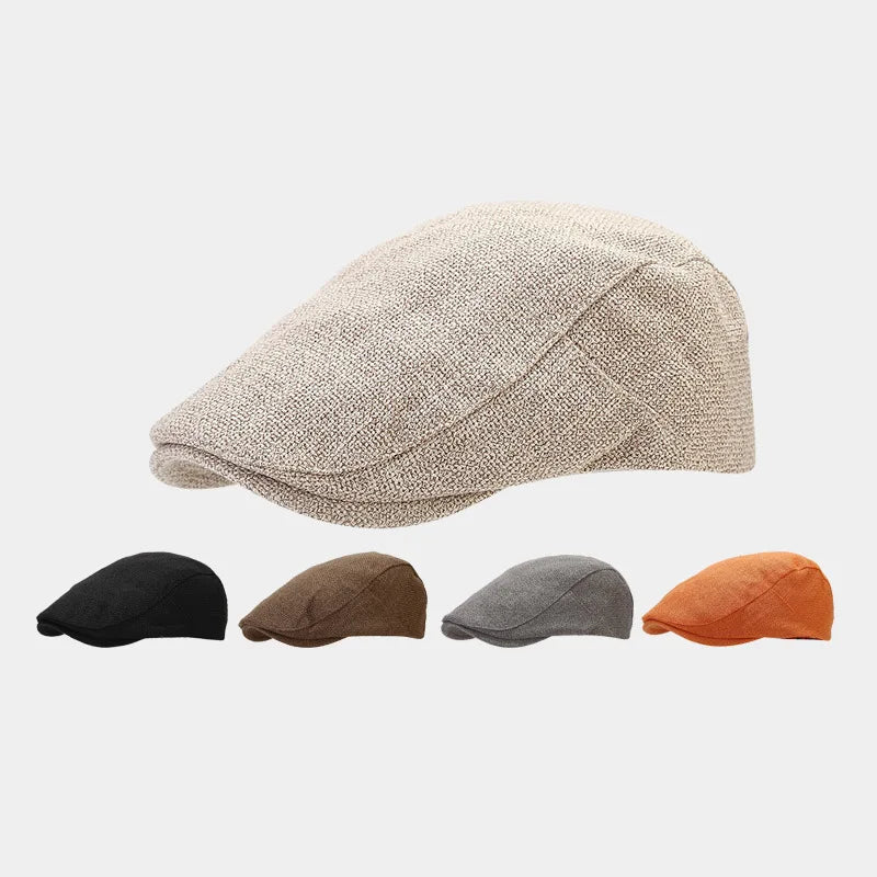 Wholesale Spring Summer Literary Retro Casual Flat Caps New Light Plate Beret for Women Fashionable Ivy Cap for Men