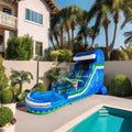 Commercial Grade PVC Inflatable Water Slide for Home Residential Use Detachable Indoor Outdoor Pool Waterslide for Shopping Mall