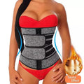 Sweat Tummy Tuck Fat Burning Slim Belts Corset Zipper Plus Size Neoprene Workout Waist Trainer for Lady