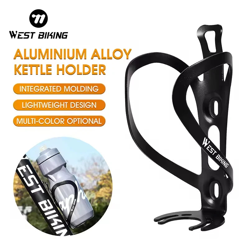 WEST BIKING Colorful Stable Bike Water Bottle Holder Strong Aluminum Alloy Drink Bottle Durable Bicycle Water Bottle Cage