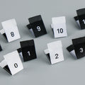Quick Free Sample Washable Size Number Clothing T-shirt Size Label Neck Label for Center Folding Clothing Digital Label