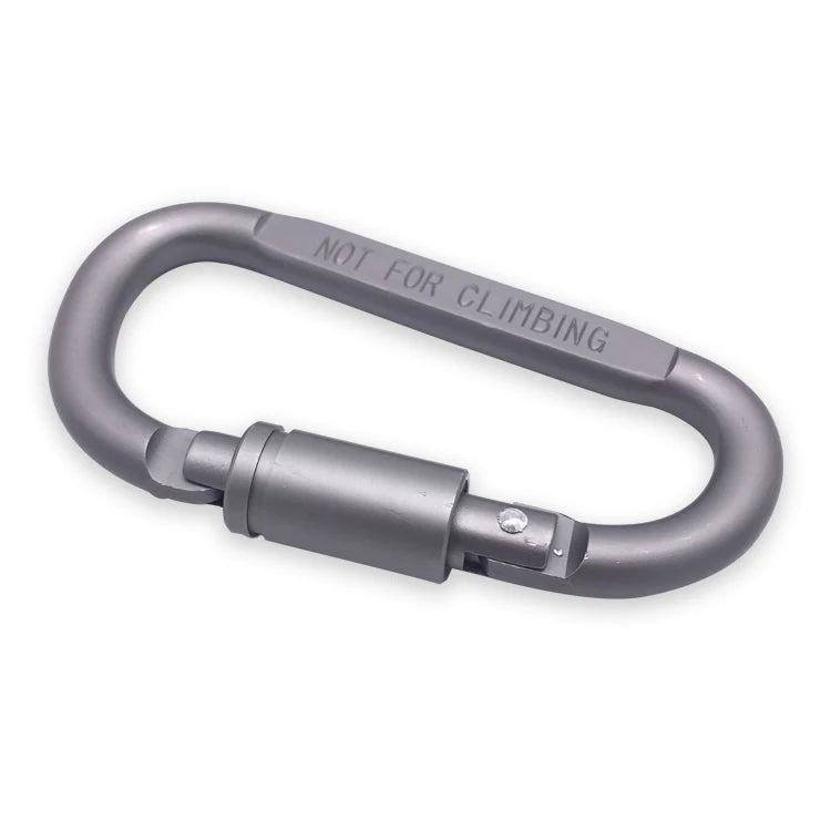EDC D Ring Clip Keychain Snap Clasp Aluminum Carabiner Camp Hook Buckle Climb Outdoor Chain Quickdraw Survive Screw Lock