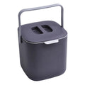 Food Waste Basket Bin for Kitchen Small Countertop Plastic Waste Bin With Lids Odor-Free Food Scrap Container Garbage Can