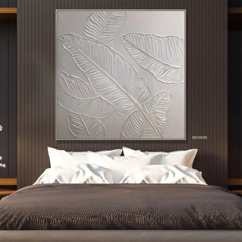 EagerArt Hand Palette Painting Abstract 3D Thick Texture Wall Art Decor Relief Artwork Paintings on Canvas