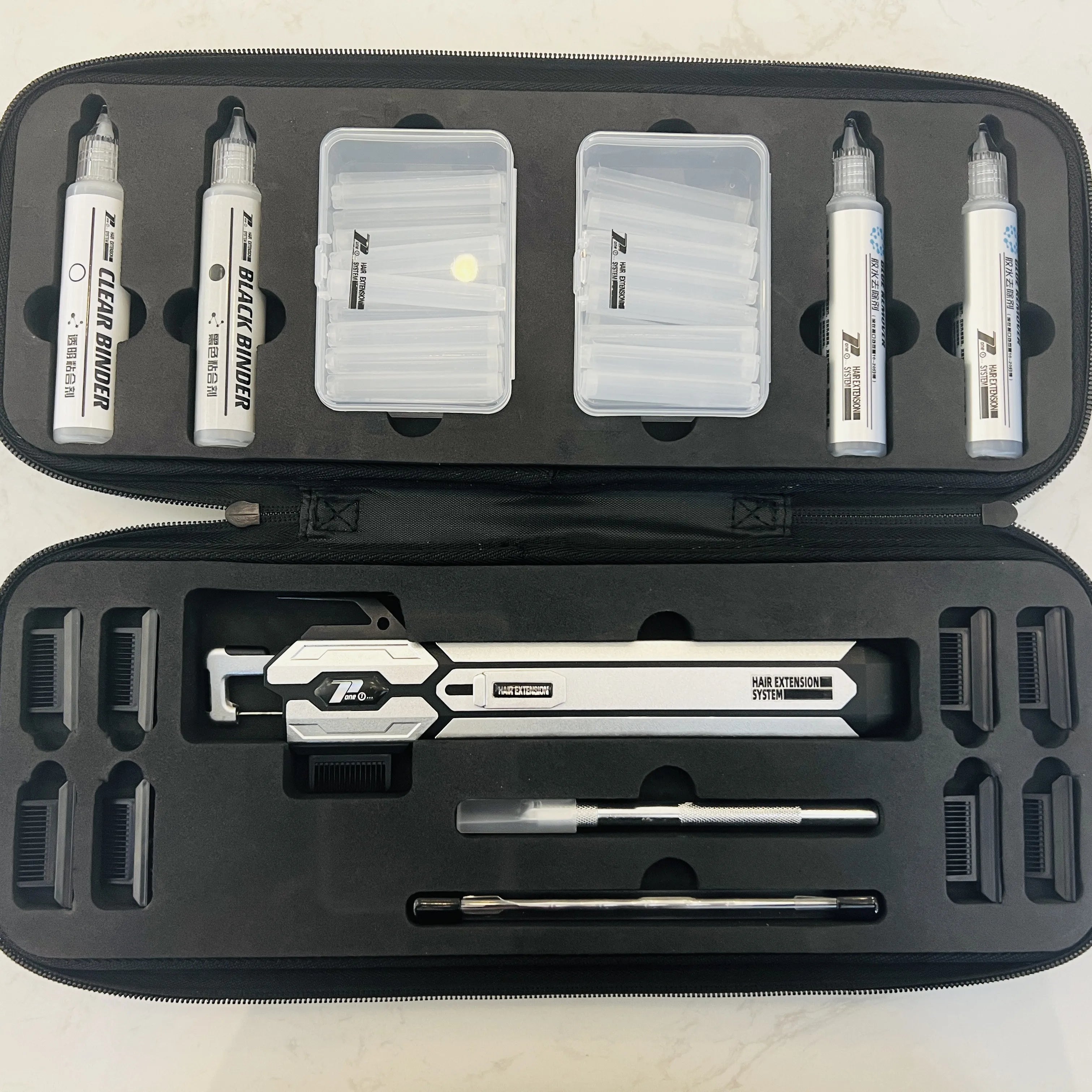 Simpler No-trace New Tech Comb Machine Tool Hair Extension for Human Hair Extension Kit Vendors Human Hair Extension Tools