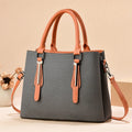 Branded Custom Wholesale Fancy New Fashion Pu Leather Tote Bag Handbag