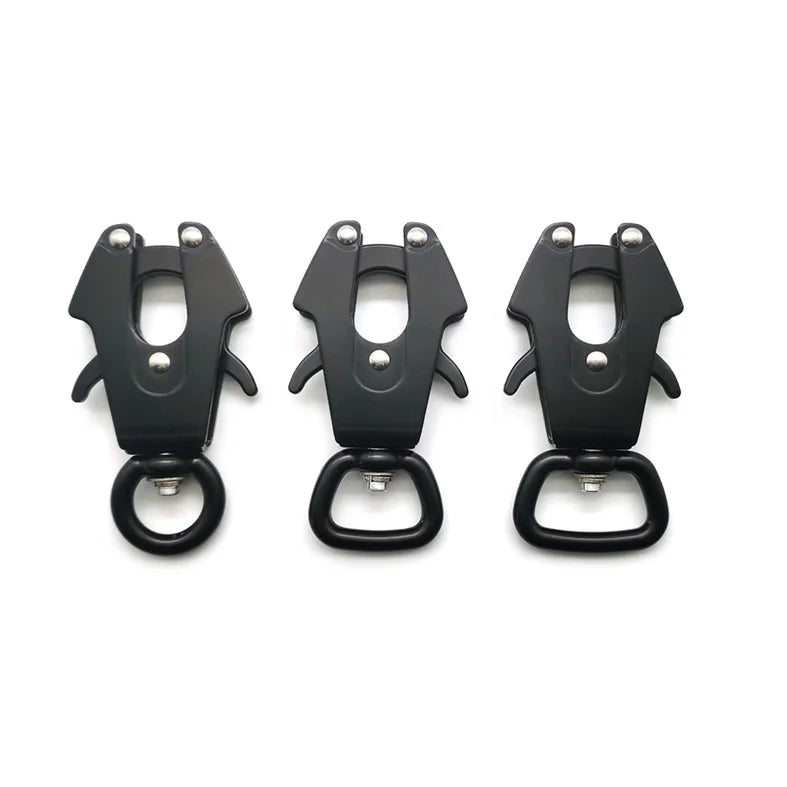 Pet Release Buckle Frog Clip Dog Safety Harness Collar Buckles for Belts Aluminum+ZINC Anodized