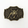 Wholesale Custom Men Belt Buckle logo Western Design Cowboy Buckles for 40mm Wide Leather Belt