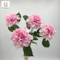 New Design Artificial Silk Fabric Dahlia Flowers for Wedding Arrangement Table Centerpiece