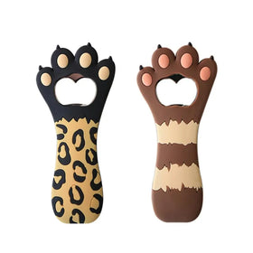 HelloWorld Portable Creative Cat Paw Shaped Bottle Opener Glass Beer Bottle Opener Kitchen Gadget Tools Beer Bar Tool Claw for Kitchen