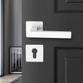 Modern Stainless Steel Interior White Window Lever Main Door Handle Lock Bathroom Door Handle