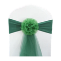 Wholesale Flower Wedding Stretch Chair Sash Spandex Belt Chair Band for Party Event Decor