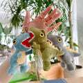 16cm Dinosaur Toy for Kids Schoolbag Pendant Cute Mini Dinosaur Plush Keychain Toy Tyrannosaurus Rex Stuffed Animals Toy Keyring