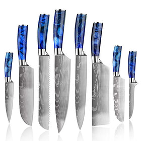 Reasonable Price Professional Resin Handle Ultra Sharp Japanese Steel Blade Kitchen Chef Knife