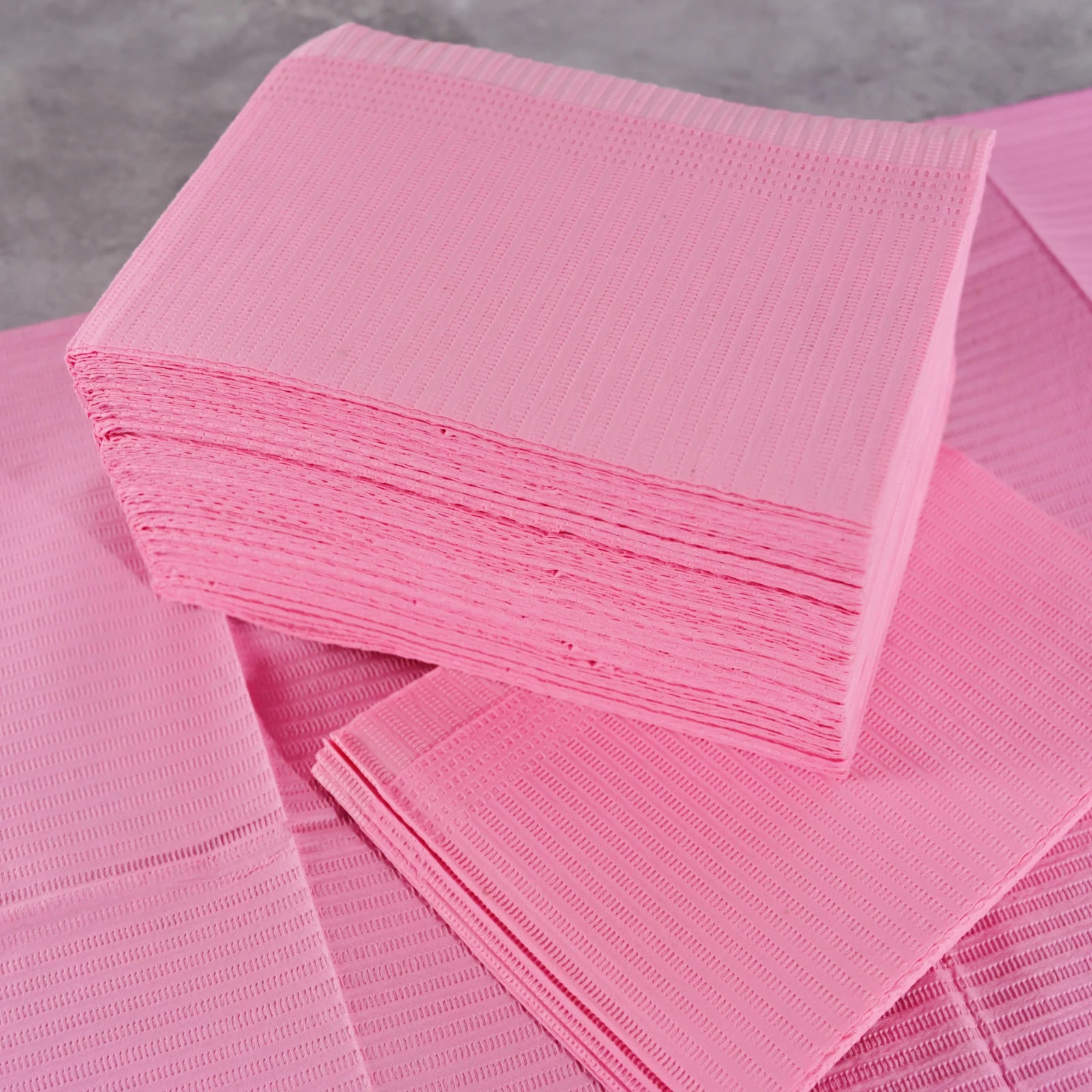 125pcs Disposable Clean Pads Pink White Nail Art Table Mat Waterproof Cleaning Pads for Gel Polish Manicure Tablecloths Supplies