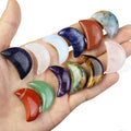 30mm Bulk Natural Moon Shape 3cm Gemstone Stone Carving Crescent Moon Shape for Decoration 3cm
