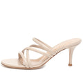 2020 Summer Mule Shoes Women Strappy Sandals Ladies Heels  High Heel Mules