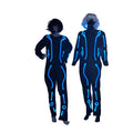 DMX Laserman Show Led Robot Costume Led Tron Dance Costume Illuminated Suit for Men
