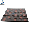 Namibia Stone Coat Aluminum Zinc Euro Tiles Stair Step Oem Roofing Materials for Apartments Villa
