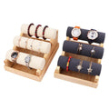 Solid Wood Three Layer Removable Bracelet Display Rack Watch Storage Rack Accessories Display Window Display Rack Wholesale