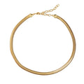 New Arrival Brass 18K Gold Plated Snake Chain Custom Women's Sparkling Choker Necklace