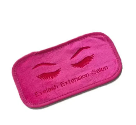 Eyelash Extension Beauty Salon Forehead Soft Towel Pink Purple Lash Extension Accessories