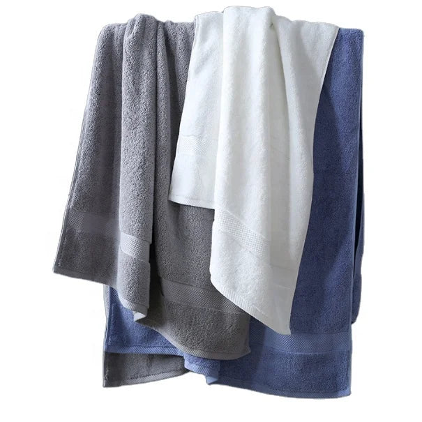 100% Cotton Thick Skin Friendly Water Absorbent Bath Towel 5 Star Luxury Hotel Bath Towels for Home Hotel