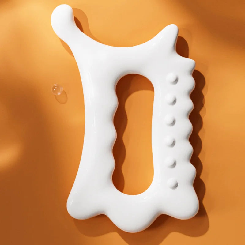 Ceramic Scraping Facial Body Massage Beauty Board Meridians Brush Reinforcement bar MegaBDM