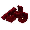 Wholesale Luxury Velvet Jewelry Box Custom Packaging for Bracelet Earring Necklace Ring Bangle Jewelry