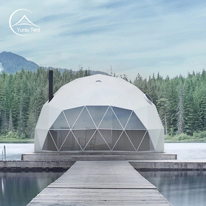 6m Glamping Dome Tent Geodesic Outdoor Camping Dome Tent
