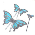 Hand-made Kid's  Cloth  Butterfly Wings Set With wings and  fairy Wand for Party Cosplay 2pcs Accessories