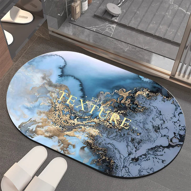 Factory Anti Non slip Quick Drying Water Absorbing Pad Bathroom Rug Bathroom Area Rugs Soft Absorbent Bathroom Mats