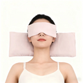 Customized Logo Luxury Satin Silk Lavender Thickening Plush Feel Eye Pillow for Yoga Meditation and Relaxation Four Seasons Use