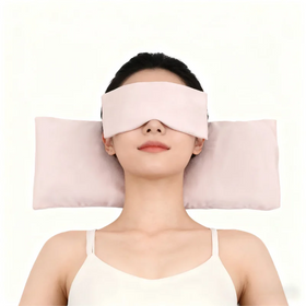 Customized Logo Luxury Satin Silk Lavender Thickening Plush Feel Eye Pillow for Yoga Meditation and Relaxation Four Seasons Use