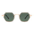VIFF GLT8860 Wholesale Mens Polarized Sun Glasses Luxury Hexagon Stainless Steel Sunglasses