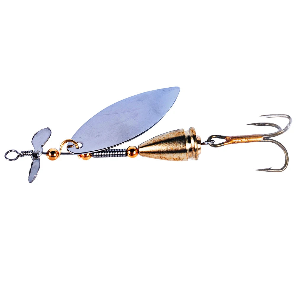 Wholesale SP150 9cm 10g Artificial Metal Spinner Baits Spoon Fishing Lures
