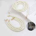 BC042 Hand-made Custom Bag Chain Bag Accessories Carry-on Single-shoulder Cross-over Bag Shoulder Straps With Pearl