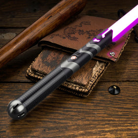 LGT Saber Studio RGB Aluminum Alloy Hilt Heavy-Duty 92cm Blade Gesture Control for Light-Up Safety-Protected CE Toy