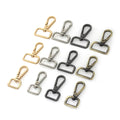 Metal Swivel Snap Hook for Bag Accessories Alloy Snap Hook Clasp D Tail Dog Leash Snap Hook