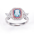 Messi Jewelry MSR-1475 1ct 10k/14k/18K Gold Customized CVD HPHT Color Lab Diamond  Ring