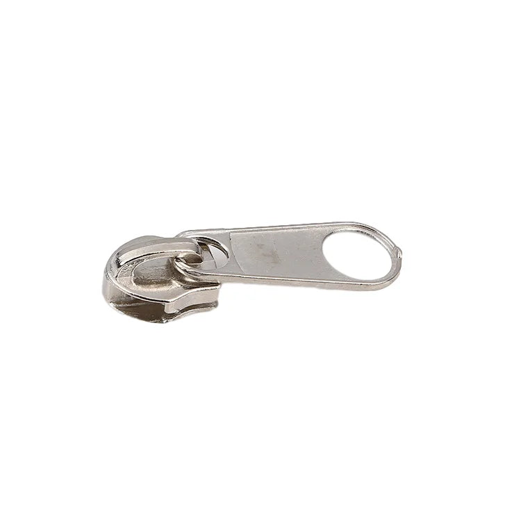 High Quality #5 Platinum Nickel-Free Zip Pulls Custom Zipper Slider for Bags & Shoes