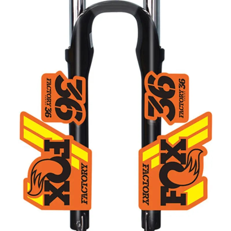 Hot Sale Decals Print FOX Car Factory 32/36 Mountain Bike Stickers Bike Fork Stickers Bike Personalized Printing Accessories