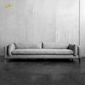 Nordic Minimalist Modern Small-sized Industrial-style Sofa Set for Living Room Detachable Fabric Sofa Combination