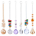Chandelier Sunshine Catcher Prisms Crystal Balls Hanging Pendant Rainbow Maker Ornament Party Easter Christmas Tree Window
